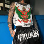 High Street Embroidered Boxing Shorts - Image 6
