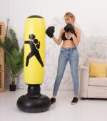 Boxing Punching Bag Inflatable Free-Stand Tumbler Sandbag - Image 9