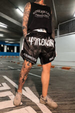 High Street Embroidered Boxing Shorts - Image 5