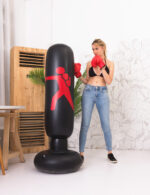 Boxing Punching Bag Inflatable Free-Stand Tumbler Sandbag - Image 5