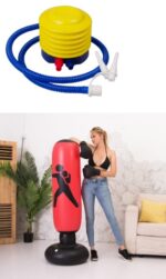 Boxing Punching Bag Inflatable Free-Stand Tumbler Sandbag - Image 8